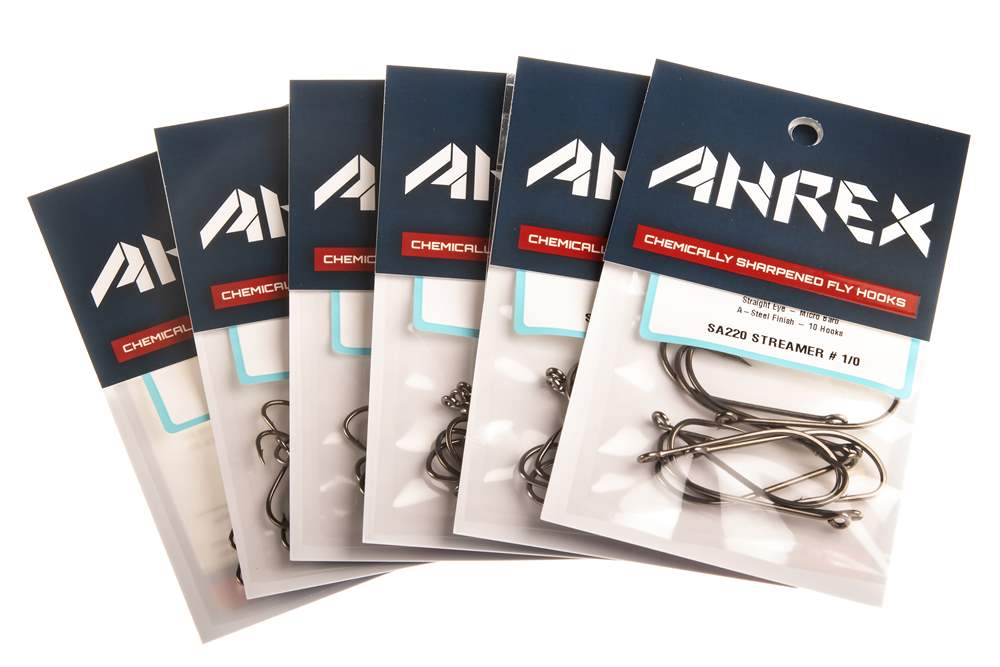 Ahrex Sa220 Sa Streamer #8 Trout Fly Tying Hooks Stainless Steel Straight Eye Streamer Hook